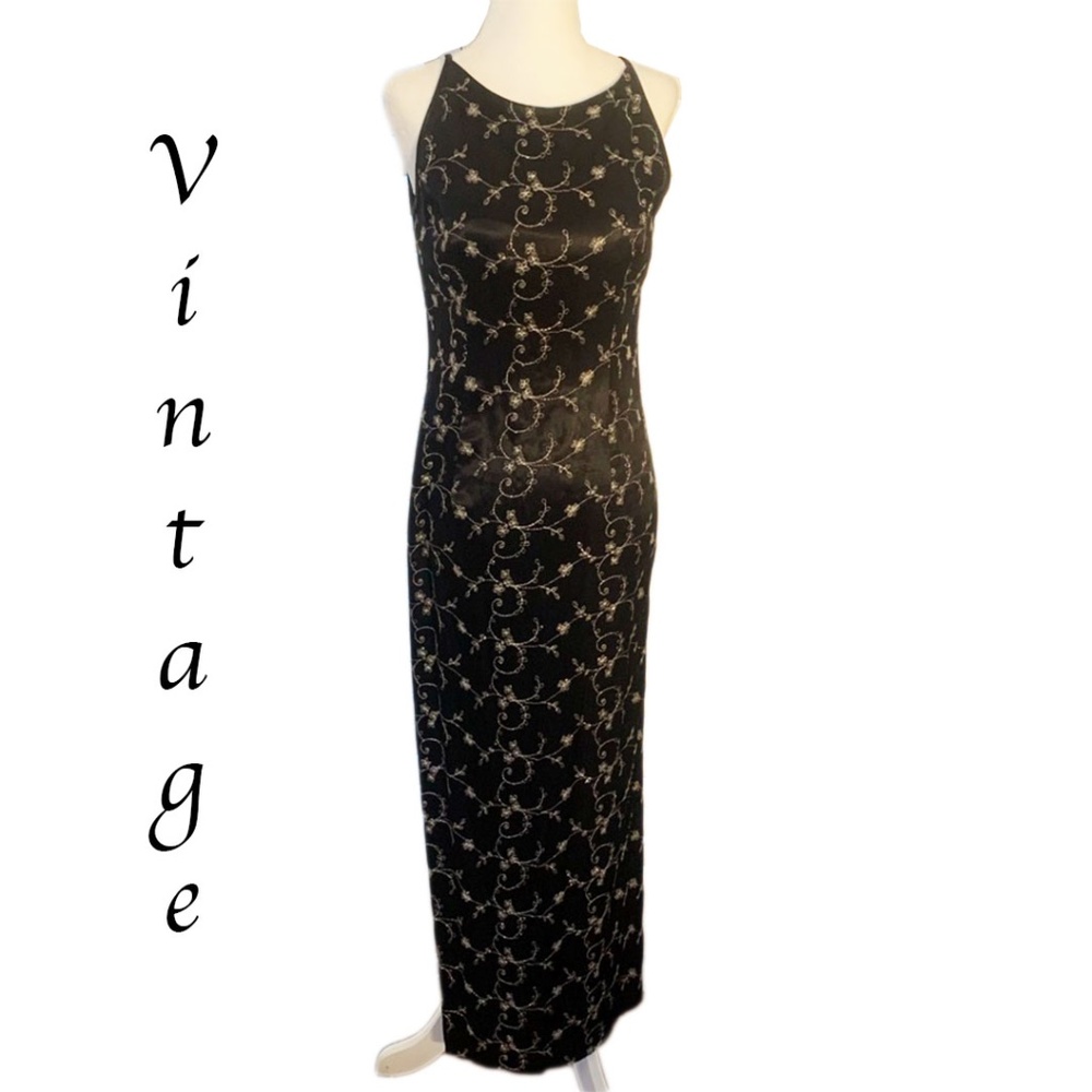 Vintage Jessica Mclintock floral gown
